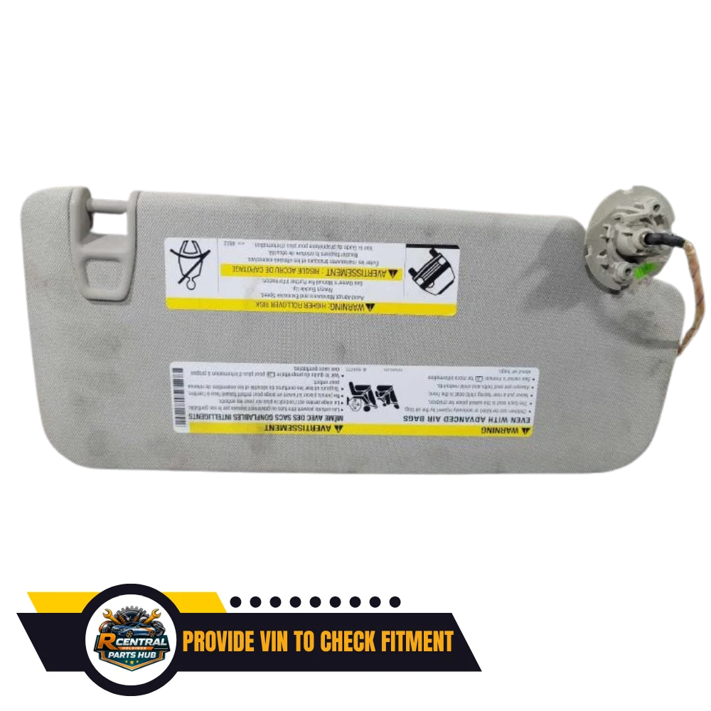 2013–2016 Buick Encore Driver LH Interior Sun Visor Illuminated Gray OEM — view 2