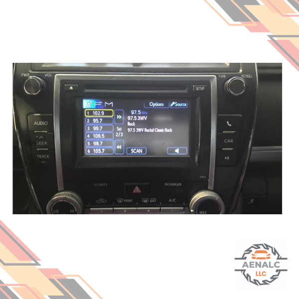 2012 Toyota Camry Radio AM/FM CD Player Display Receiver 86140-06010 ID 57012 — view 1