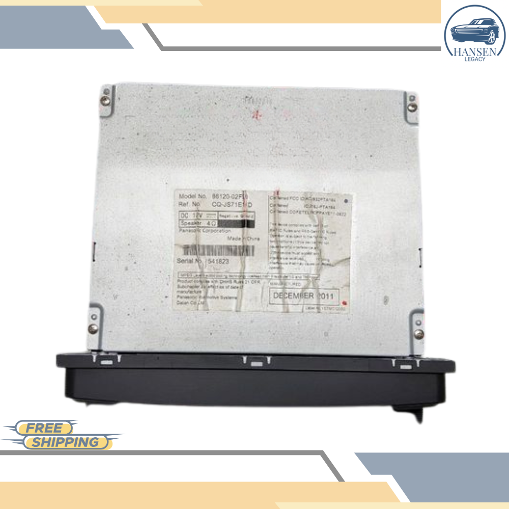 2012–2013 Toyota Corolla Radio Receiver ID 518C5 on Radio Face 12 13 TESTED — view 5