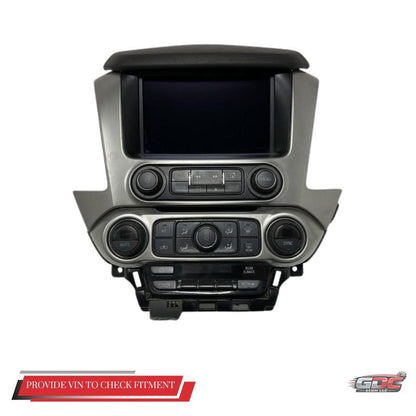 2015 Chevrolet Tahoe Dash Mounted Radio Control Panel ID 23278776 — view 1