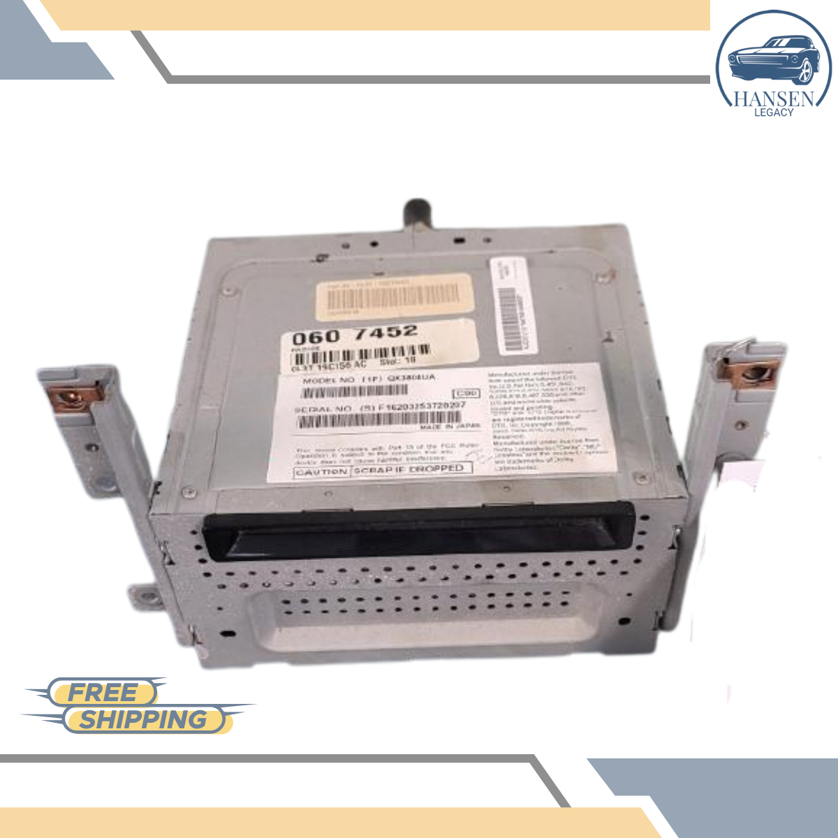 2011–2012 Ford F150 Radio Receiver AM-FM-CD-MP3-s<wbr/>ingle disc ID BL3T-19C156-BA — view 1