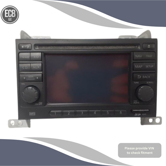 2011 Nissan Juke Radio Receiver Navigation with Display OEM — view 1