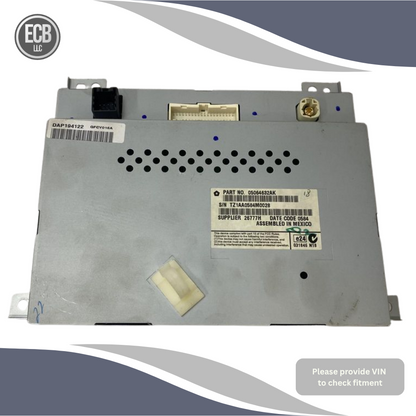 2011–2014 Chrysler 300 Dodge Charger Radio Info Information Display Screen OEM — view 2