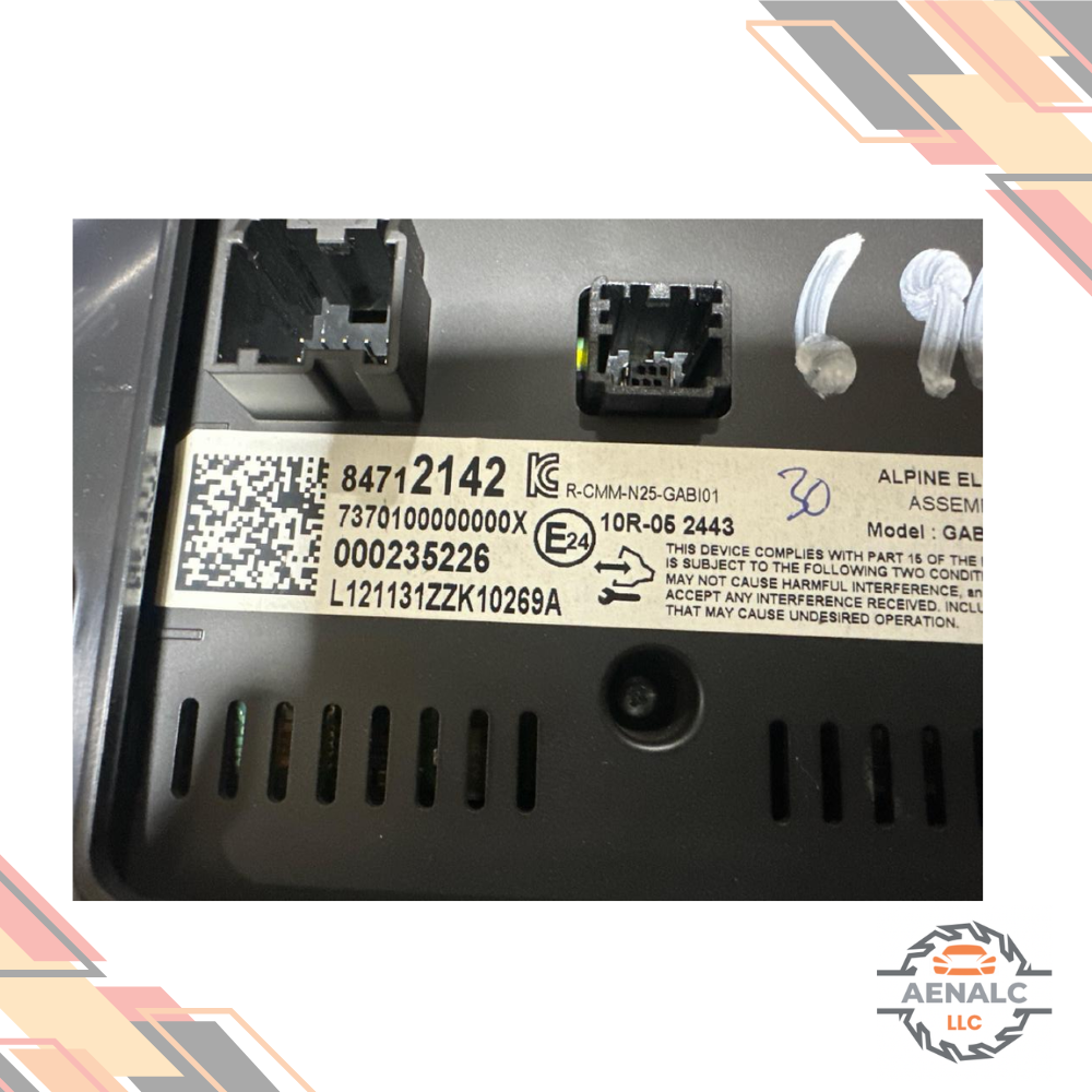 2021–2024 Chevrolet Malibu Radio Dash Display Screen OEM — view 3
