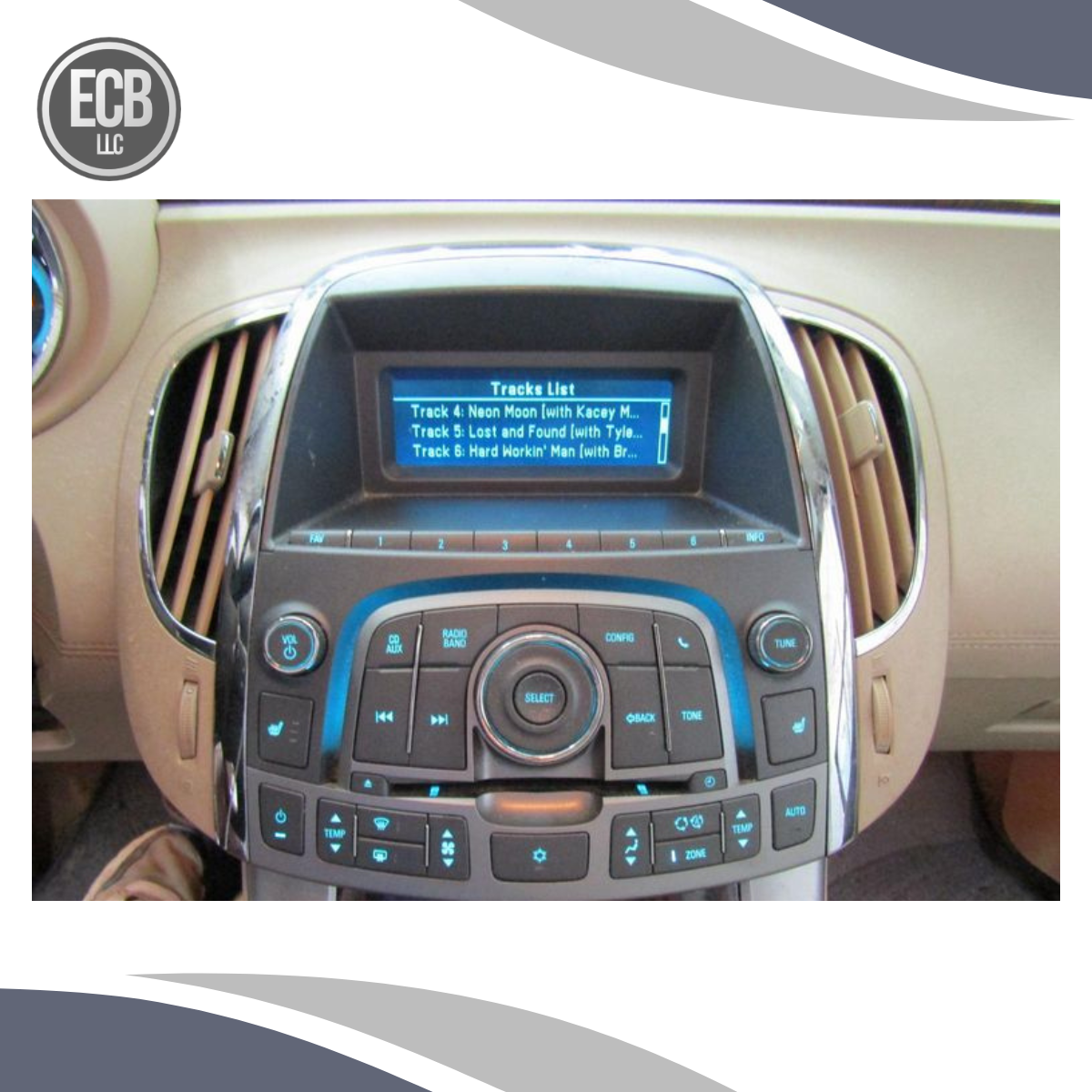2010–2012 Buick Lacrosse Radio A/c Control Panel OEM — view 1