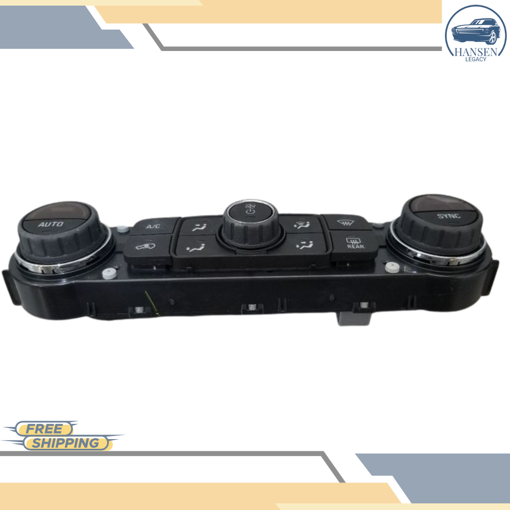 2017–2019 GMC Acadia Climate AC Heater Temperature Control OEM — view 2
