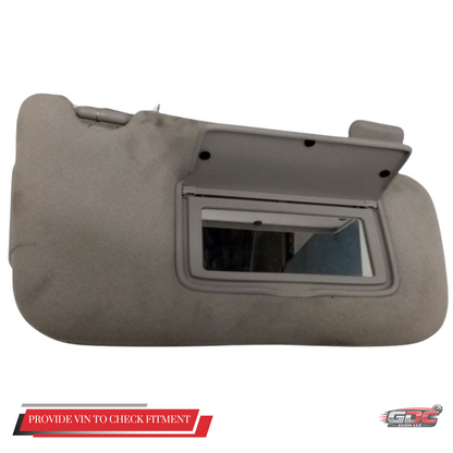 2013–2019 Nissan Sentra RH Passenger Sunvisor Sun Visor with Mirror OEM — view 2