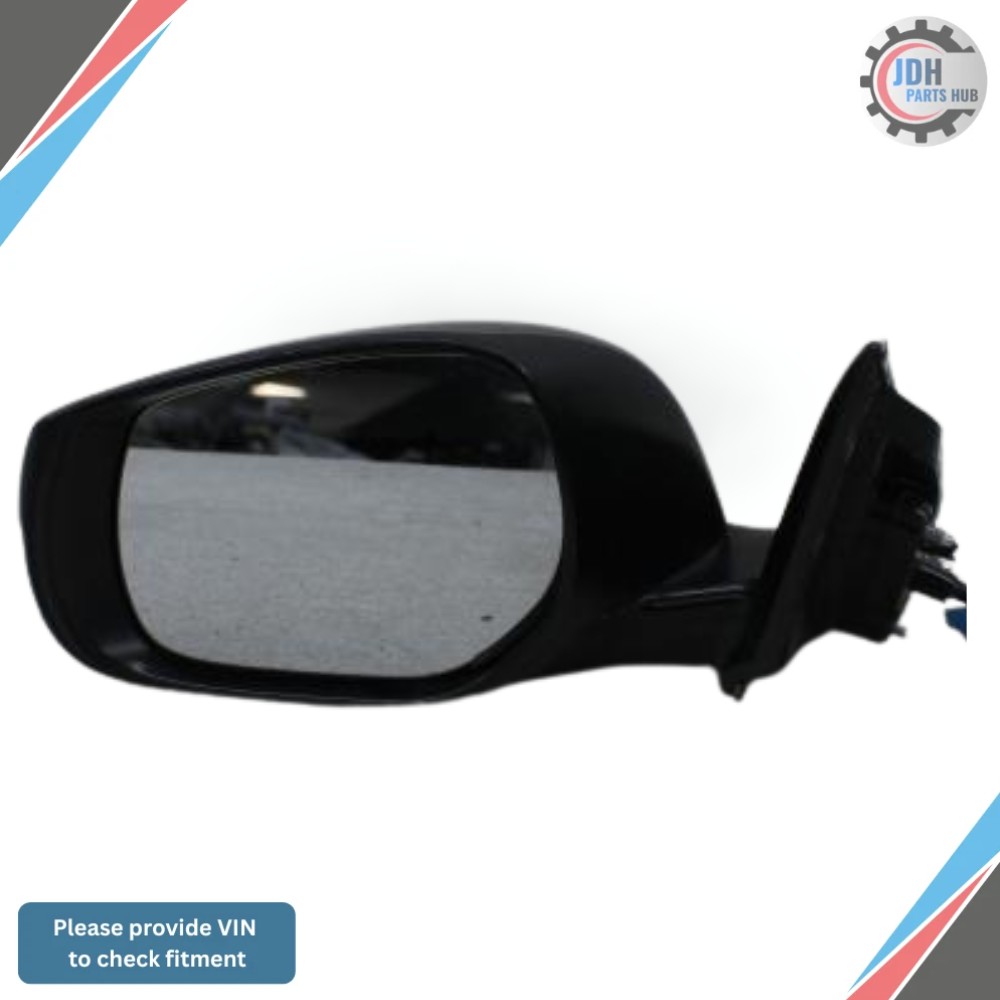 2014–2021 Infiniti Q50 Left Driver Side Door Mirror Heated Gray — view 1
