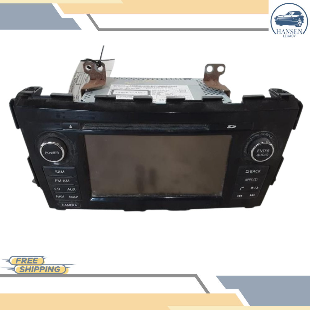 2015 Nissan Altima AM FM CD Player Radio Receiver with Navigation & Display OEM — view 1