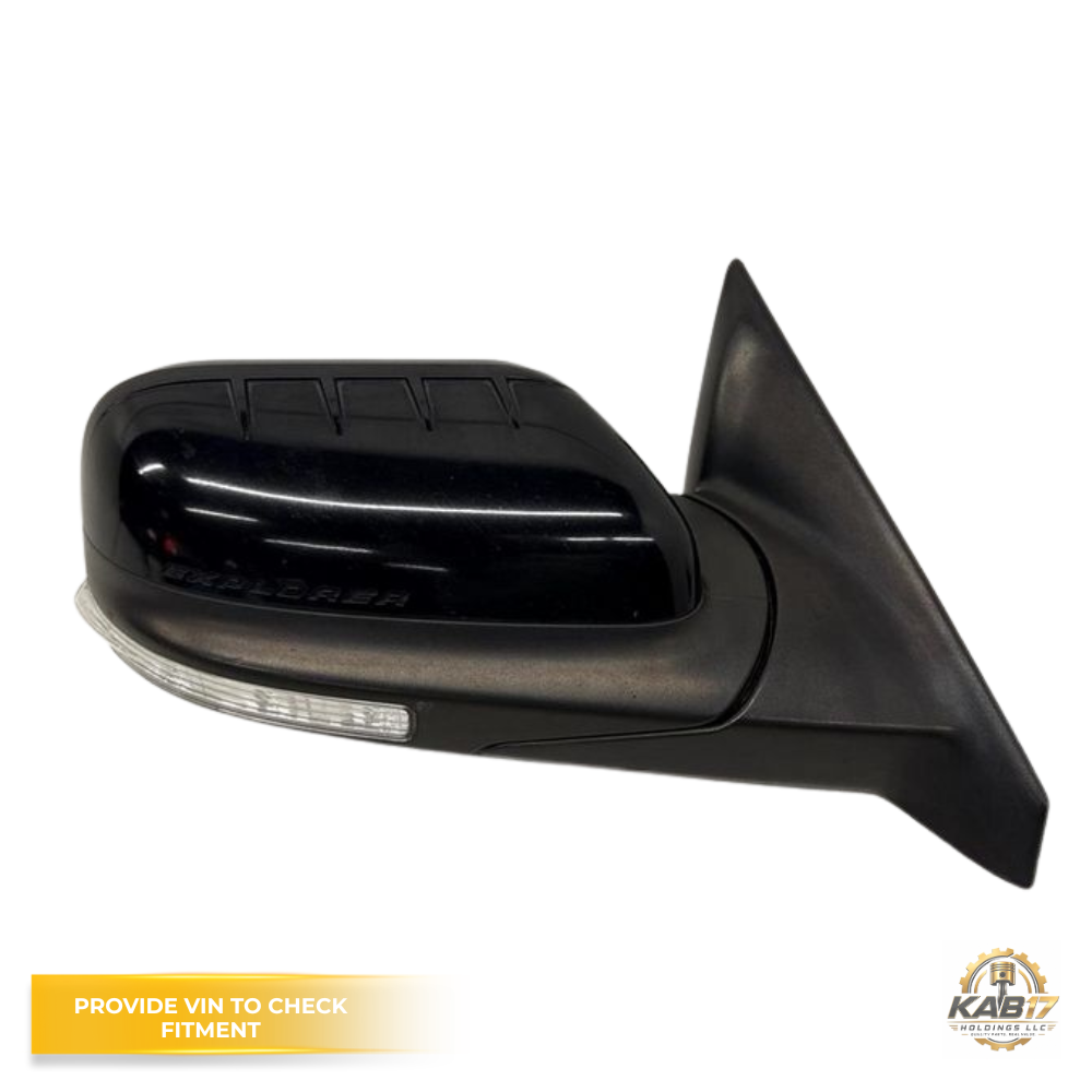 2011–2015 Ford Explorer Passenger RH Side View Mirror Assembly Black OEM — view 1