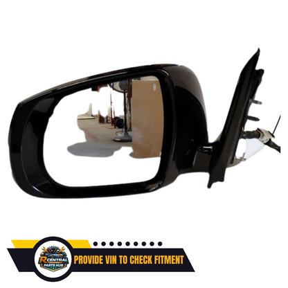 2017–2020 Infiniti QX60 Left Driver Side Door Mirror Assembly Black Power Heated — view 1