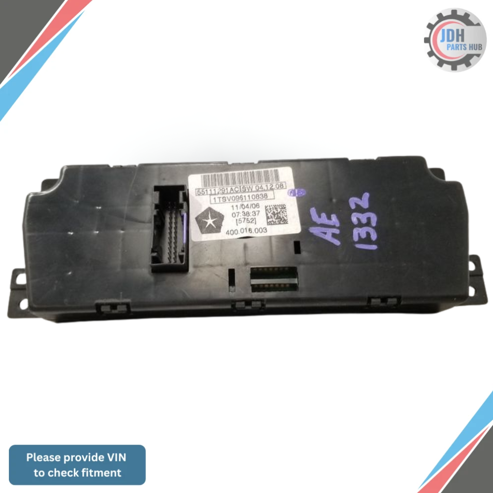 2011–2012 Dodge Ram Climate Temperature Controls Dual Zone OEM — view 2
