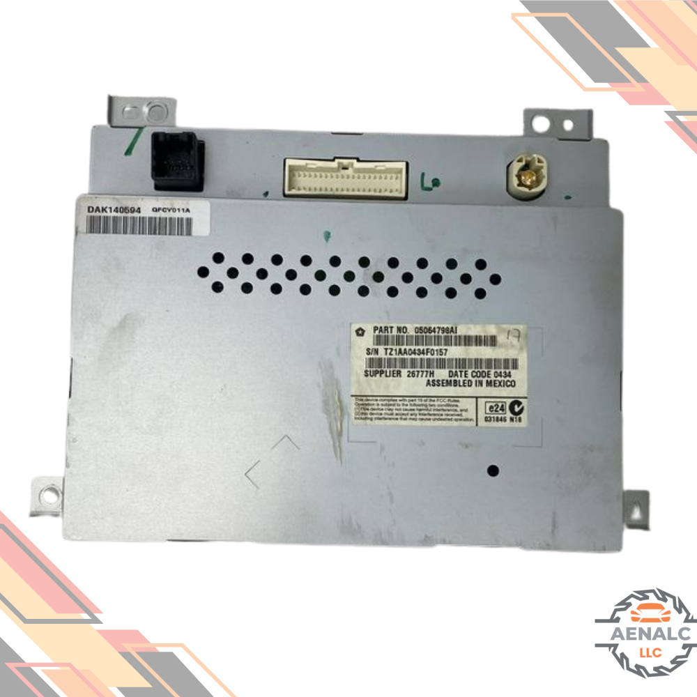 2011–2014 Dodge Charger Navigation Information Display Screen 8.4" OEM — view 2