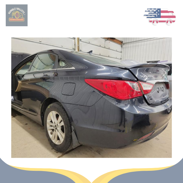 2011–2014 Hyundai Sonata Right Passenger Side View Door Mirror Assembly RH Blue — view 2