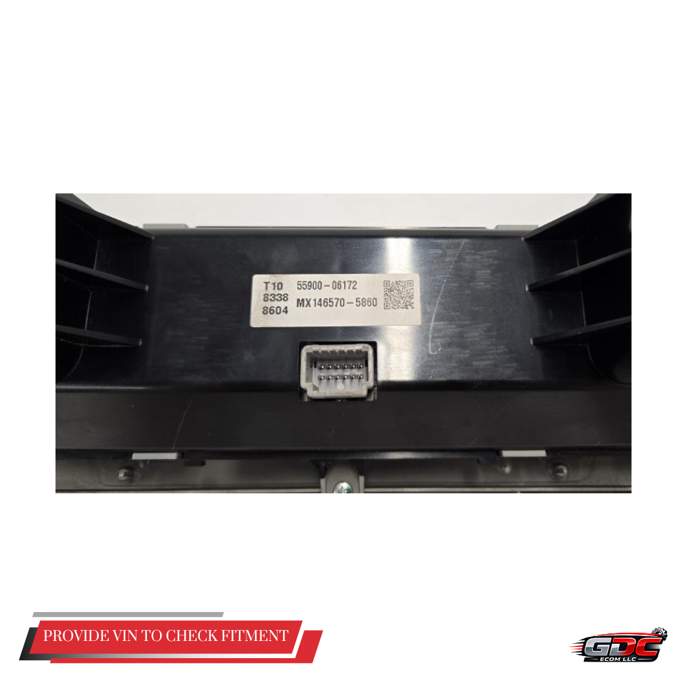 2007–2009 Toyota Camry Climate AC Heater Temperature Control Panel OEM — view 4