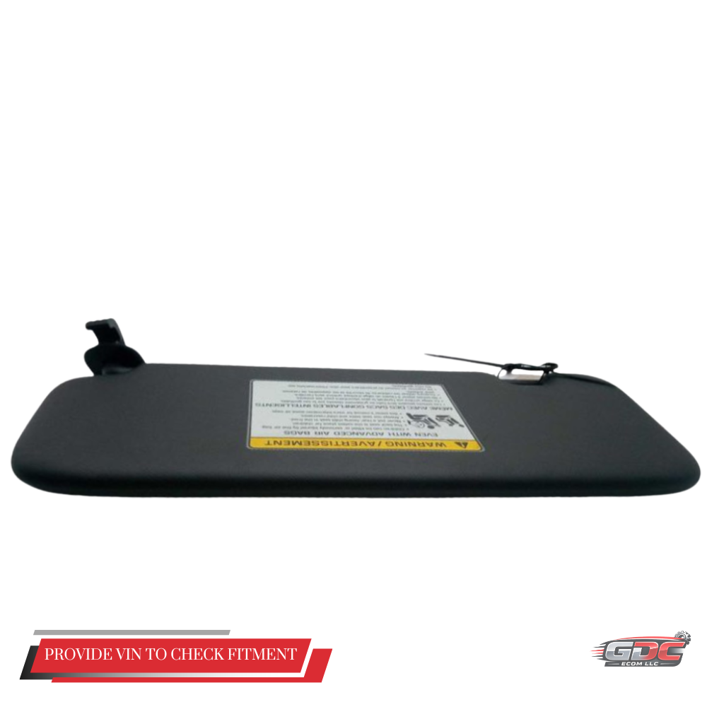 2019–2021 Kia Forte RH Passenger Sunvisor Sun Visor with Mirror OEM — view 2