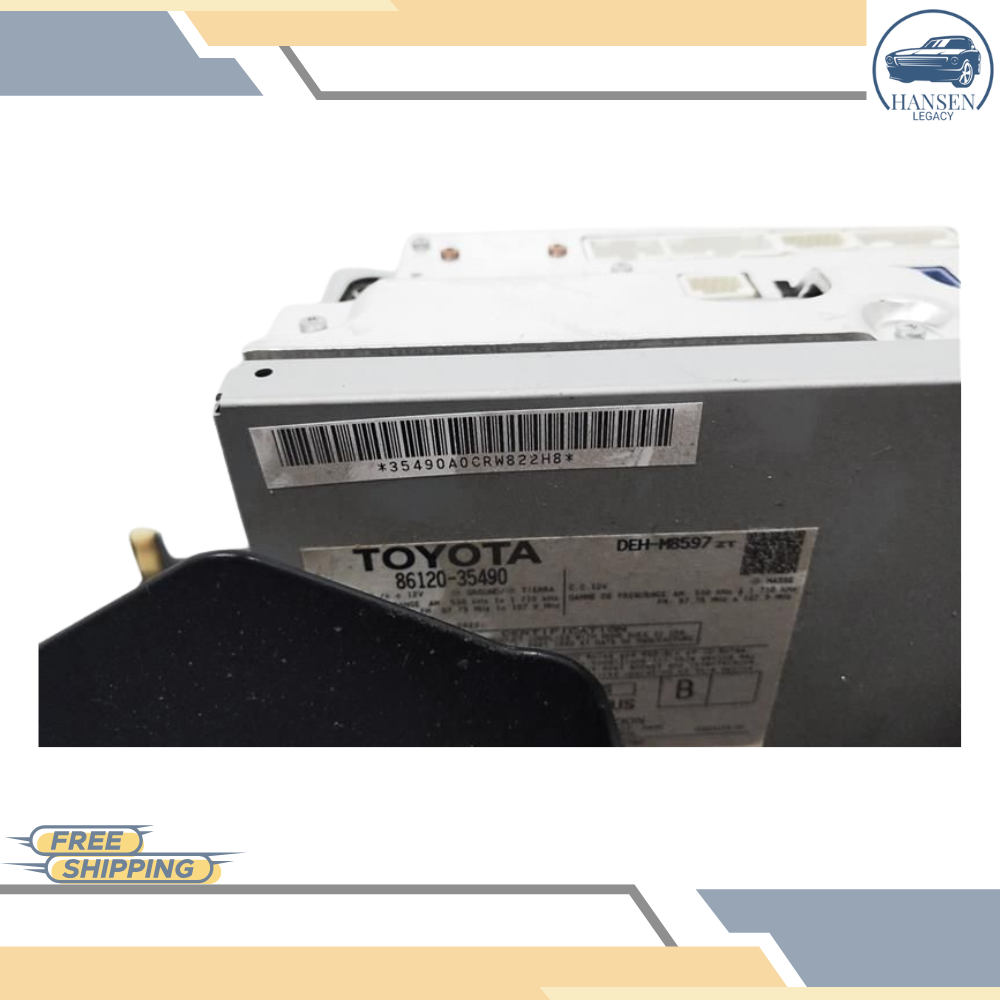 2010–2011 TOYOTA 4Runner Radio Stereo Receiver MP3 CD Player P1850 OEM 10 11 — view 4