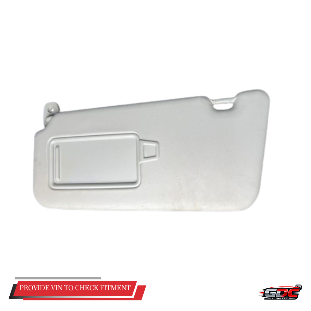 2020–2022 Kia Soul LH Driver Sunvisor with Mirror Gray OEM — view 2