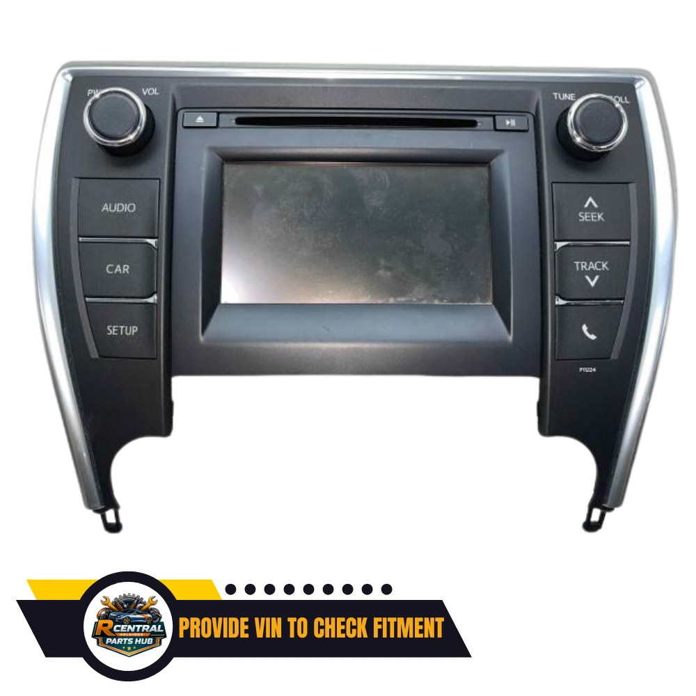 2015–2017 Toyota Camry Radio Touch Screen Display & Receiver P11224 15 16 17 OEM — view 1