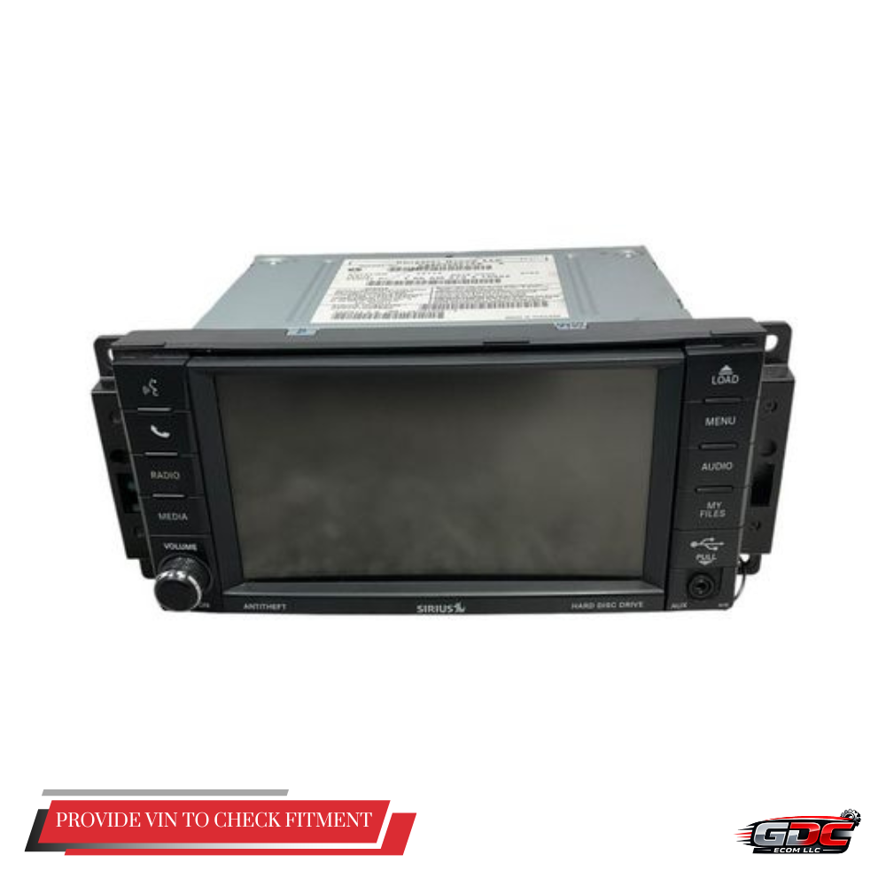 2013–2016 Chrysler Town & Country AM FM CD Navigation Radio Display Screen OEM — view 1