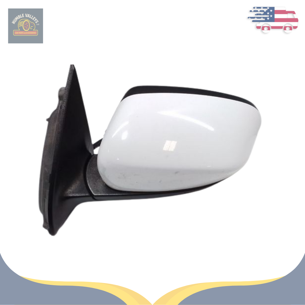 2014–2021 Jeep Cherokee Left Driver Side View Door Mirror White — view 1