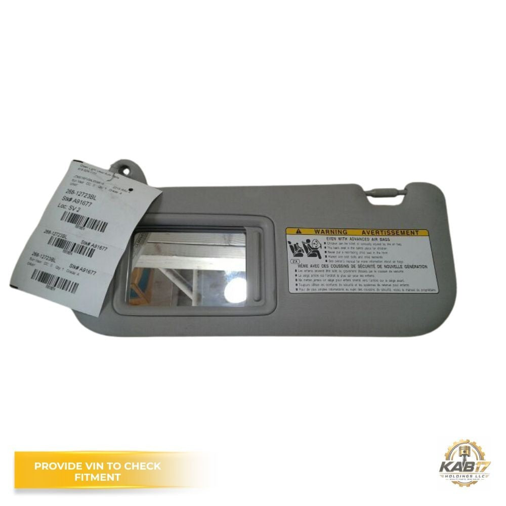 2019–2025 Toyota Rav4 LH Driver Sunvisor Sun Visor with Mirror OEM — view 4