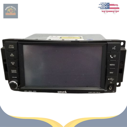 2008–2010 Chrysler Jeep Dodge AM FM DVD Radio Display Receiver Satellite RER — view 1