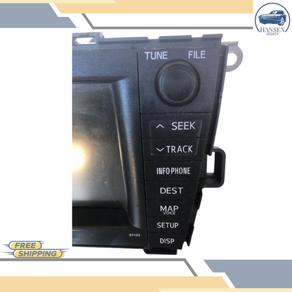 2010–2011 TOYOTA PRIUS DISPLAY SCREEN DASH MOUNTED NAVIGATION SATELLITE E7022 — view 5