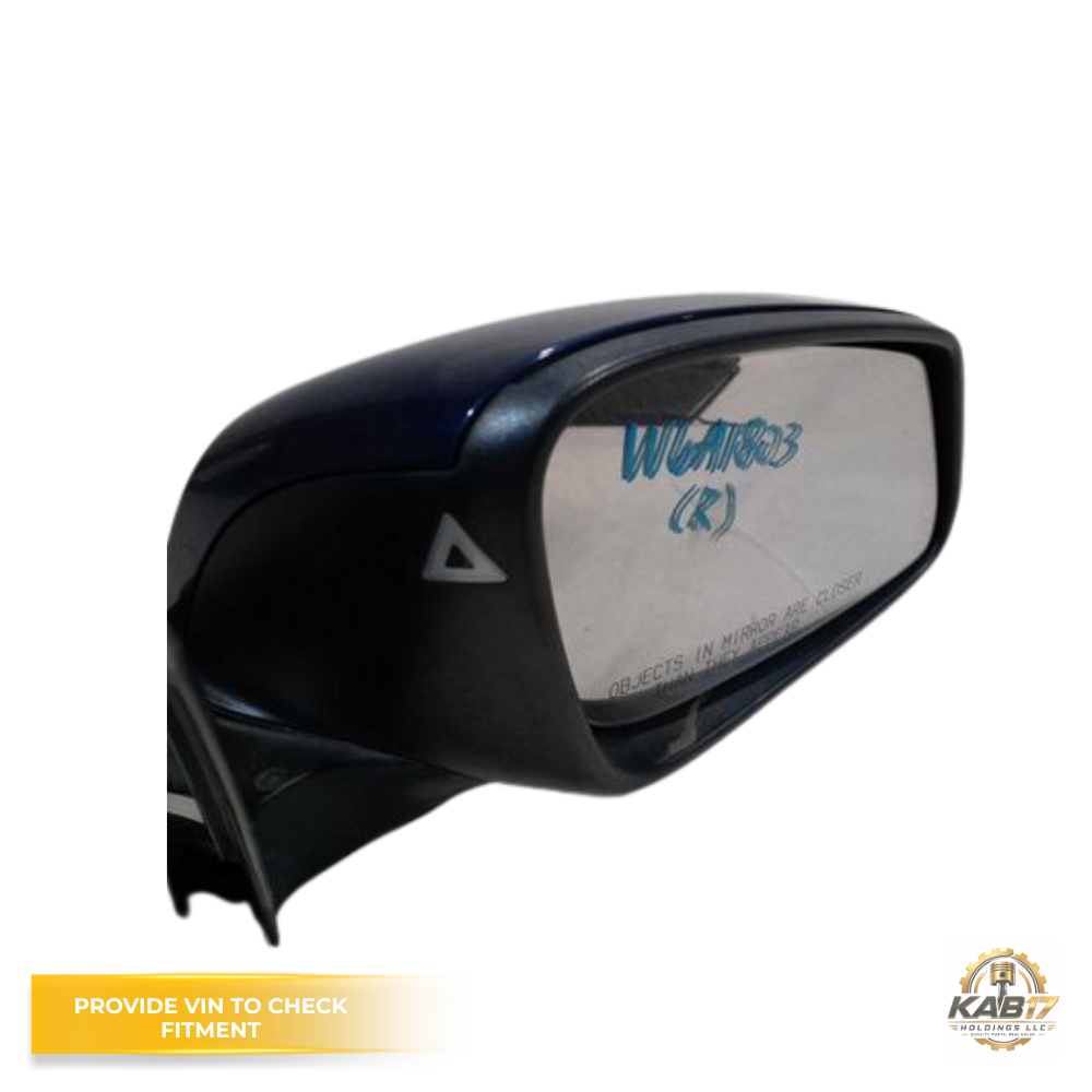 2013–2018 BMW 320I Passenger RH Side View Mirror Assembly Blue OEM — view 2
