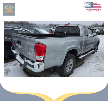2016–2023 Toyota Tacoma Driver Left Sun Visor without sunroof LH Gray OEM — view 4