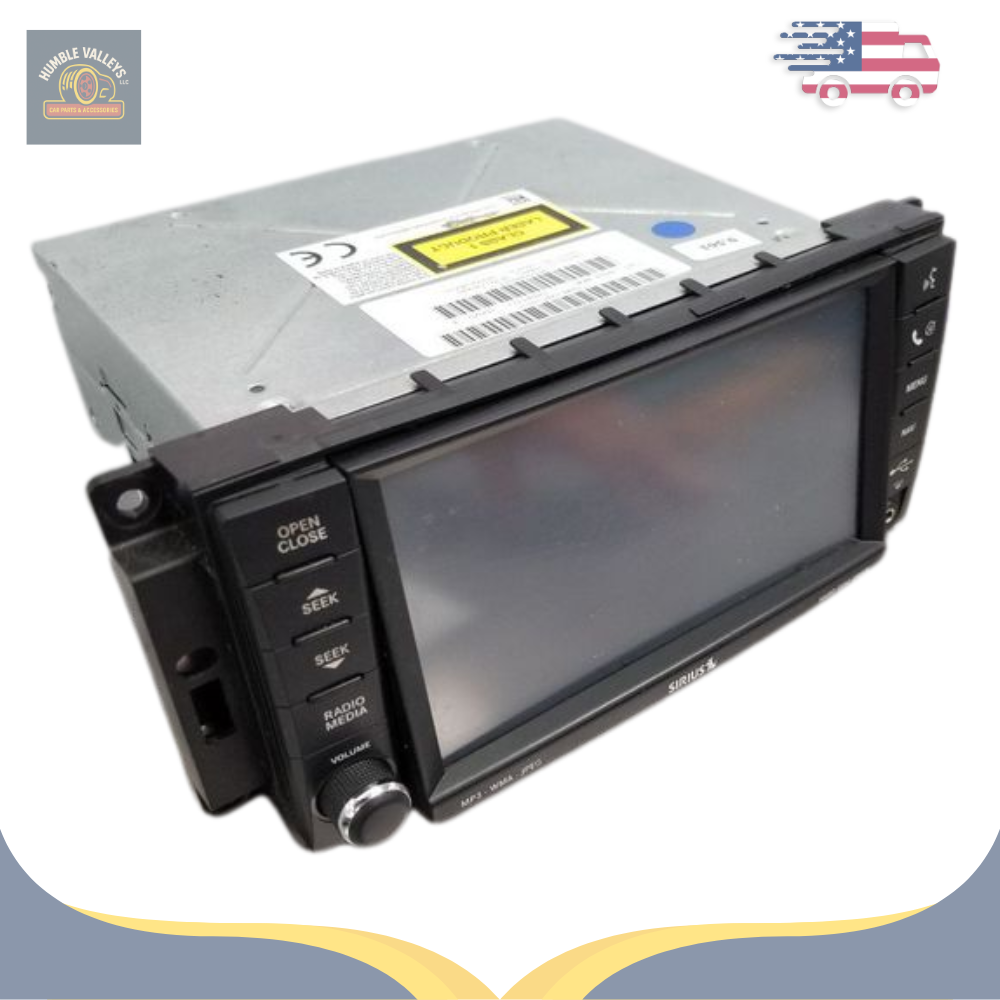 2008–2010 Chrysler Jeep Dodge AM FM DVD Radio Display Receiver Satellite RER — view 3
