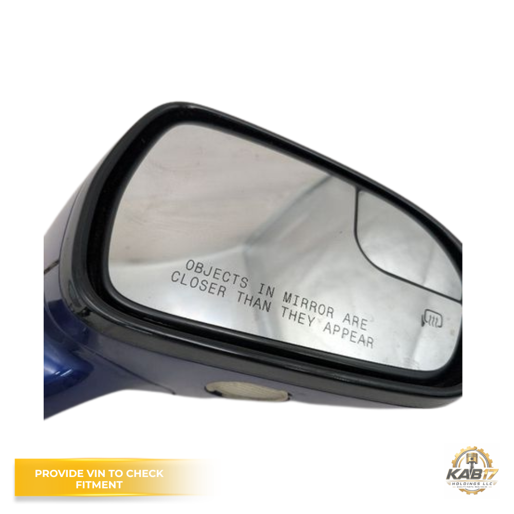 2013–2014 Ford Fusion Passenger Side Power Heated Door Mirror Assembly Blue OEM — view 2