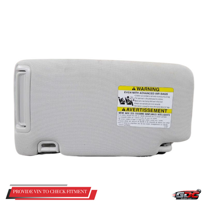 2014–2016 Subaru Forester Passenger RH Sun Visor Gray OEM — view 3
