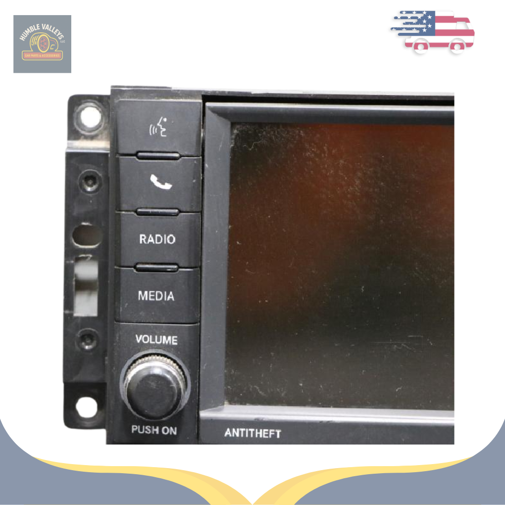 2013–2016 Chrysler Town & Country AM FM CD Navigation Radio Display Screen RHB — view 3