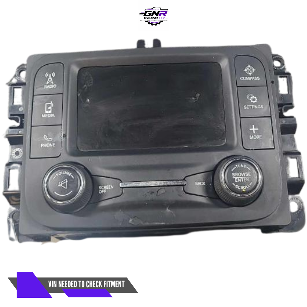 2018–2020 Dodge Ram 1500 AM FM Satellite Radio Receiver with Display Screen OEM — view 1