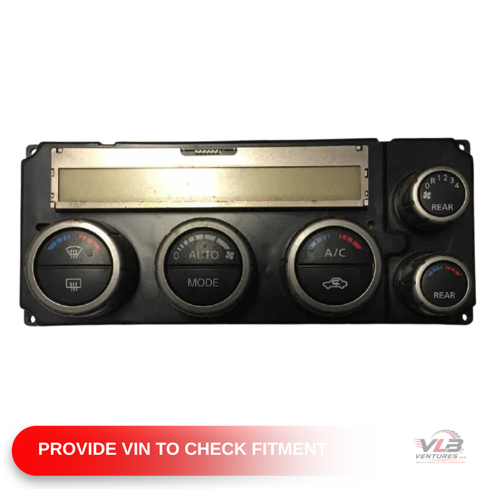 2005–2007 Nissan Pathfinder AC Heater Control OEM — view 1