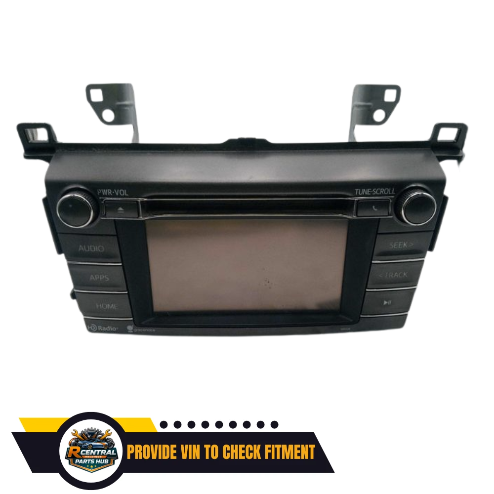 2014–2015 Toyota Rav4 Radio Receiver Display ID 100325 — view 1