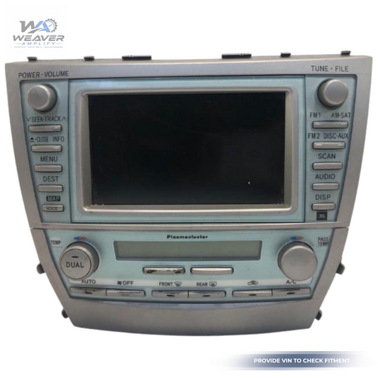 2007–2009 Toyota Camry AM FM CD Navigation Radio Receiver OEM — view 1