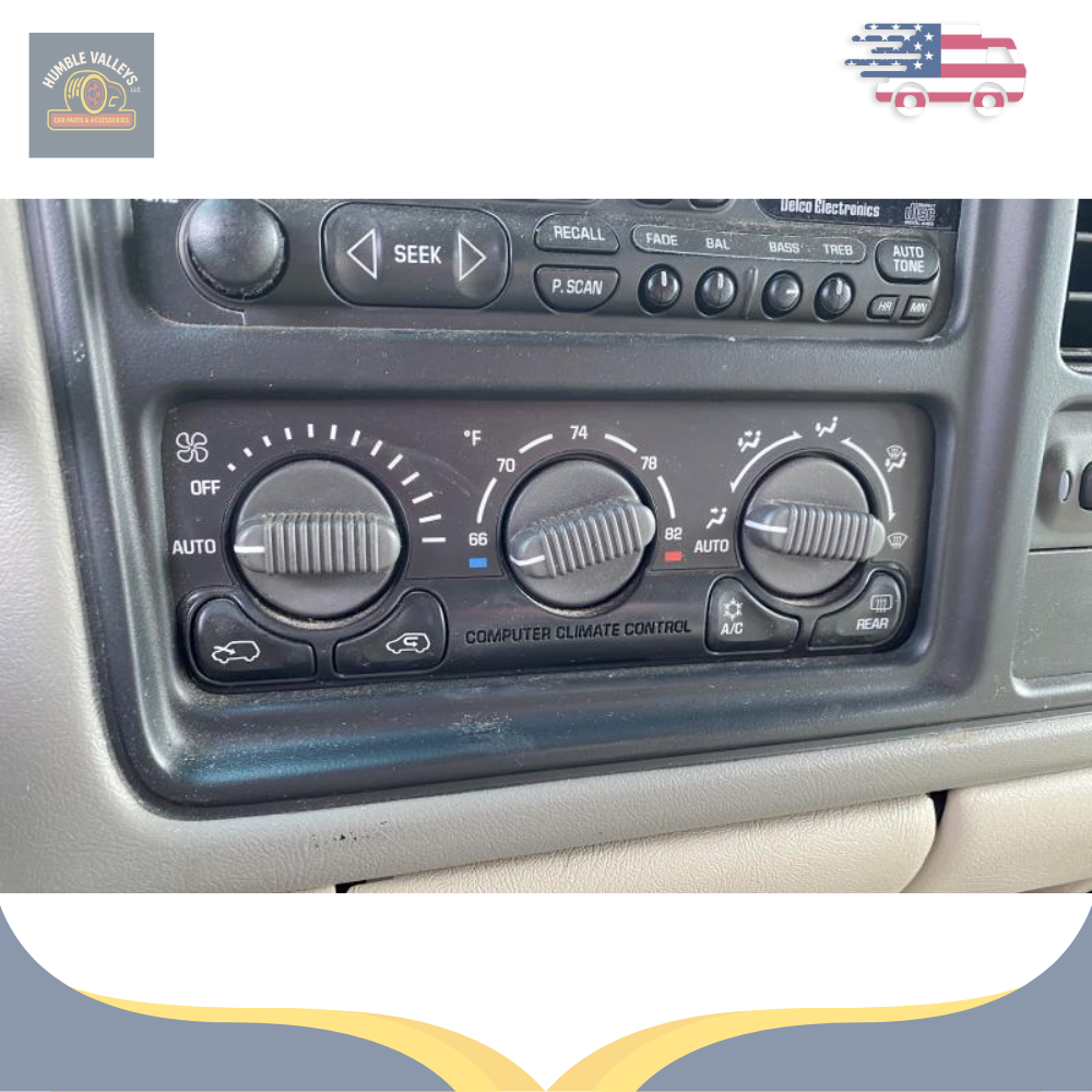 2000–2002 Chevrolet Suburban 1500 2500 AC Heater Temperature Control OEM — view 4