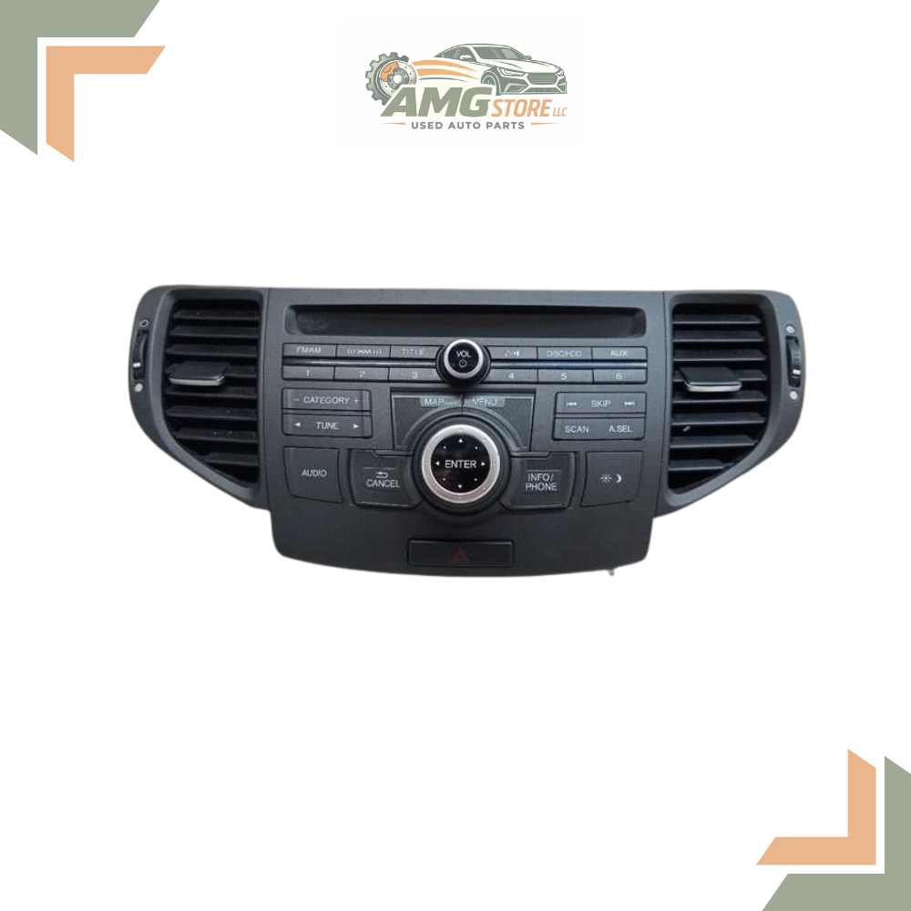 2011–2014 Acura TSX Radio Navigation Control Panel — view 1