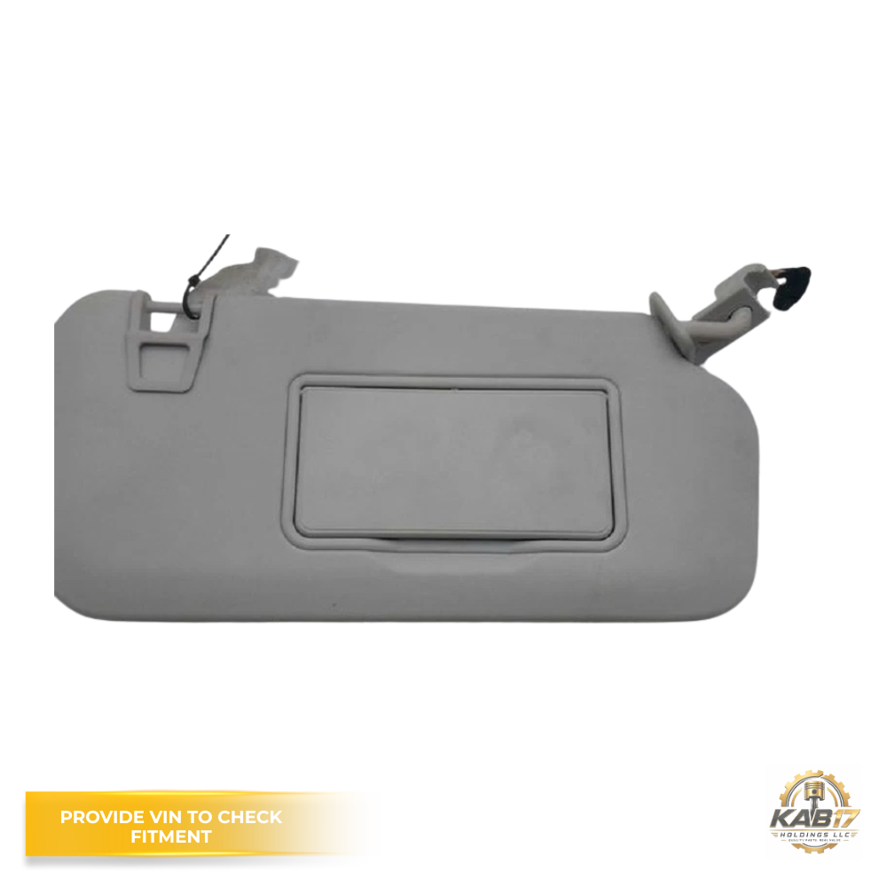 2021–2024 Ford Escape RH Passenger Sunvisor with Mirror & Light Gray OEM — view 1