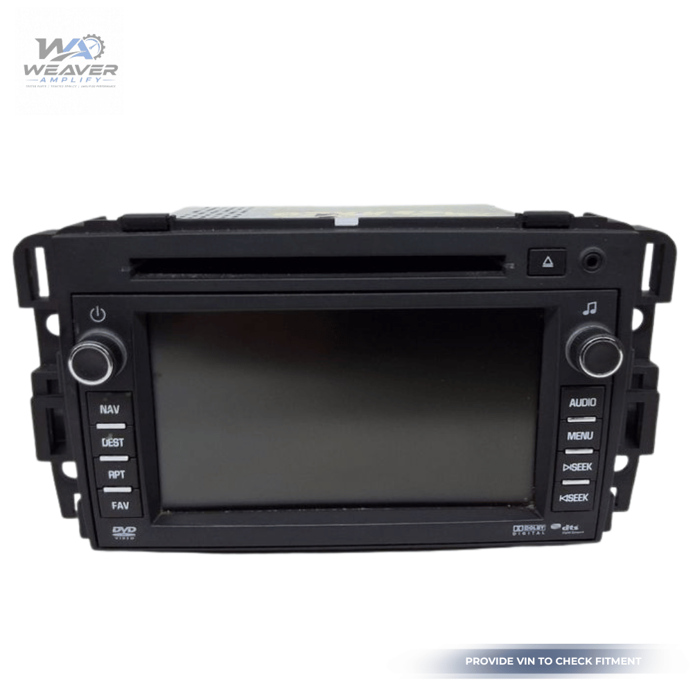 2010–2012 Chevrolet Traverse Navigation Radio Receiver with Display OEM — view 1