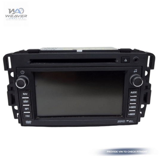 2010–2012 Chevrolet Traverse Navigation Radio Receiver with Display OEM — view 1
