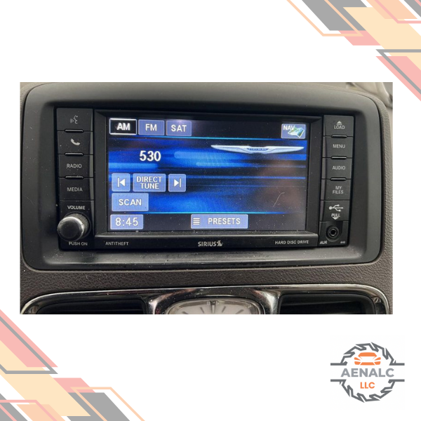 2013–2019 Dodge Caravan AM FM CD Navigation Radio Display Screen RHB with Satellite — view 1