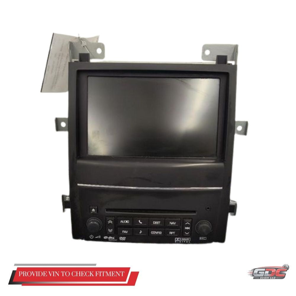 2011 Cadillac Escalade AM-FM-stereo-D<wbr/>VD-navigation Radio Receiver Display GMQ — view 1