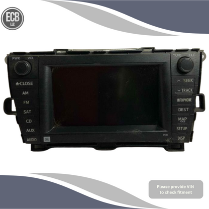 2010–2011 Toyota Prius Dash Display Screen Navigation OEM — view 1