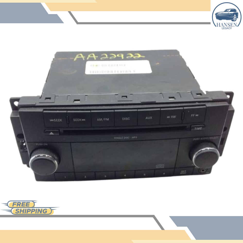 2011–2012 Dodge Caliber AM FM CD MP3 Radio Receiver RES OEM — view 2