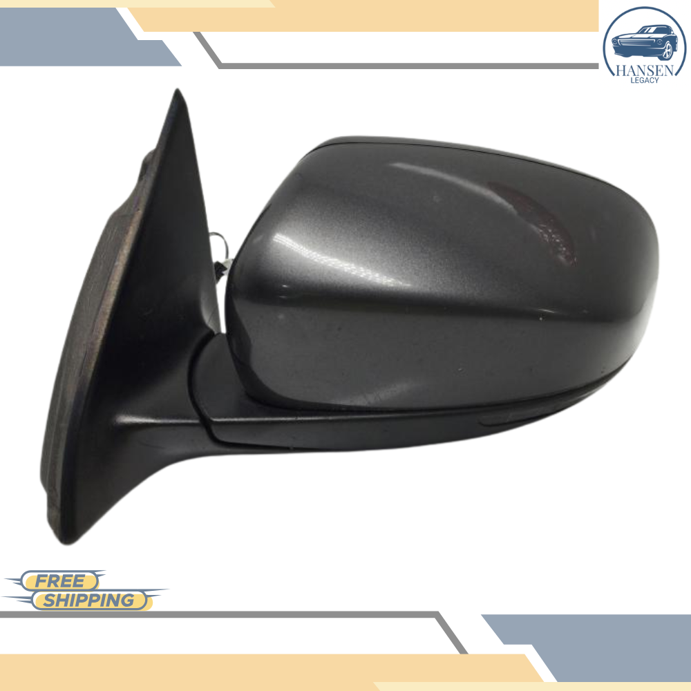 2014–2021 Jeep Cherokee Left Driver Side View Door Mirror Grey OEM — view 1