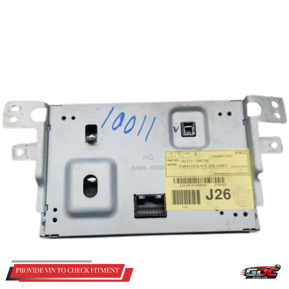 2013–2016 Hyundai Genesis Coupe Radio Navigation Information Display Screen OEM — view 2