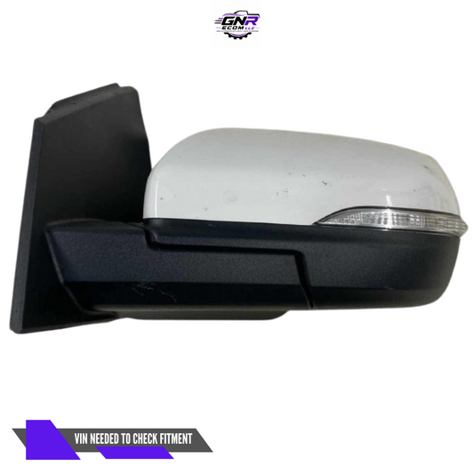 2019–2024 Ford Edge Left Driver Side View Door Mirror White — view 1